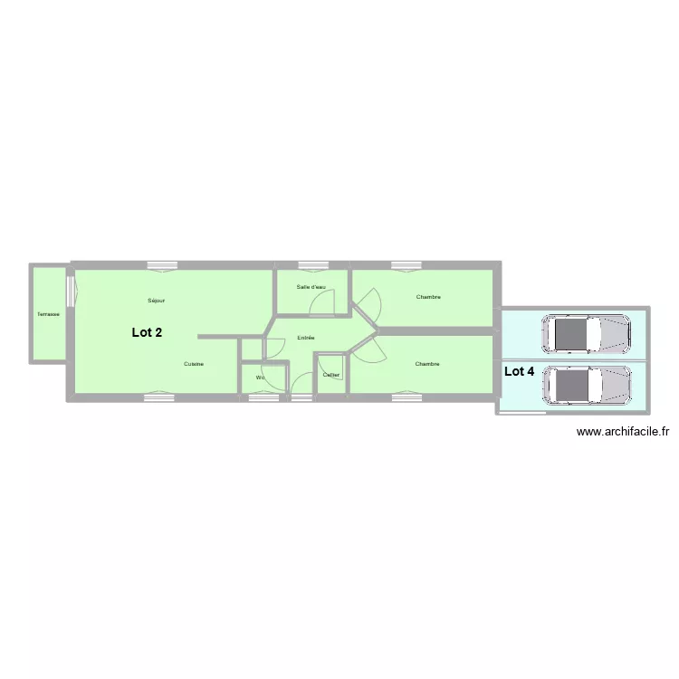 Lot 2 Giez RDC. Plan de 