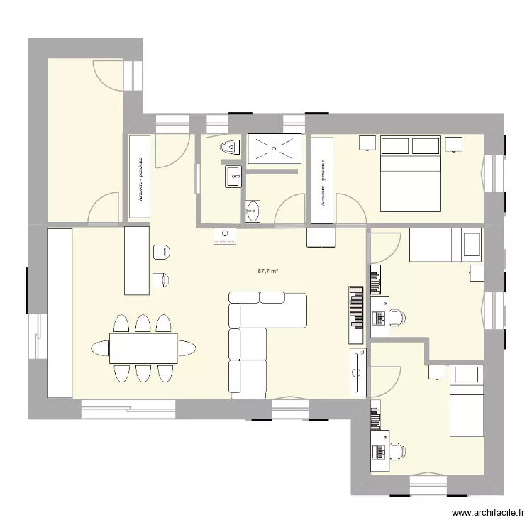 MAISON FANNY 1. Plan de 