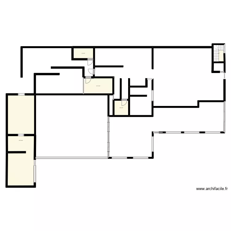 Le Phebus 2D. Plan de 5  et 80 m²