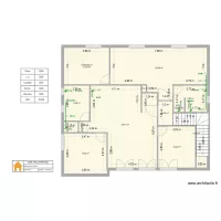 Locaux Saumur - Etage projet am&eacute;nagement T2+T3 V.22 - Eaux us&eacute;es