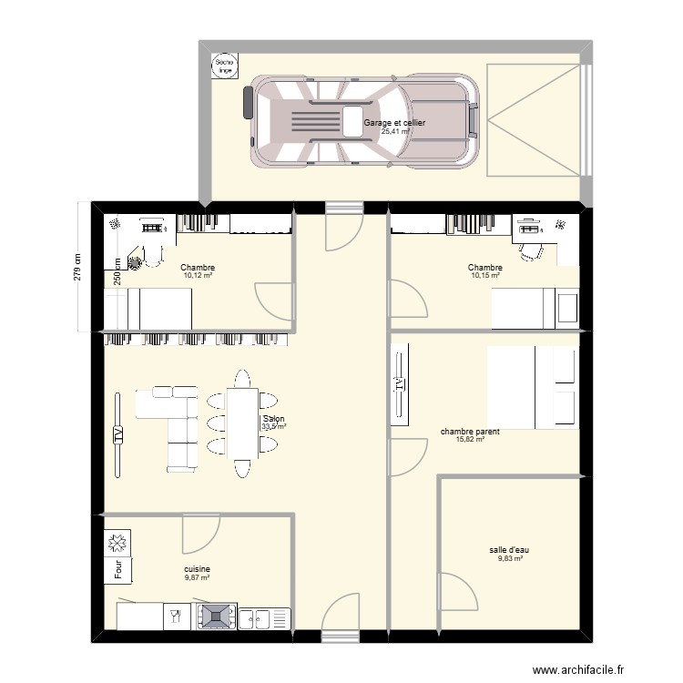 IT livrable_4. Plan de 7 pièces et 115 m2