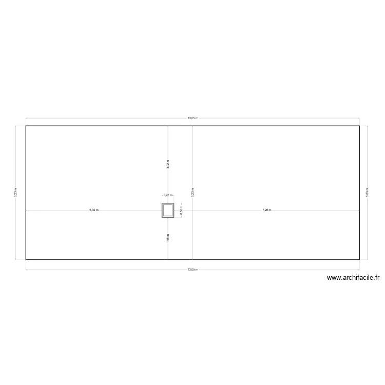 facade jardin. Plan de 