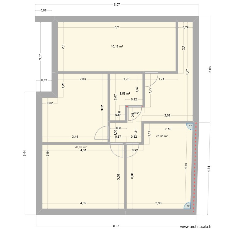 plan maison etage. Plan de 0 pièce et 0 m2