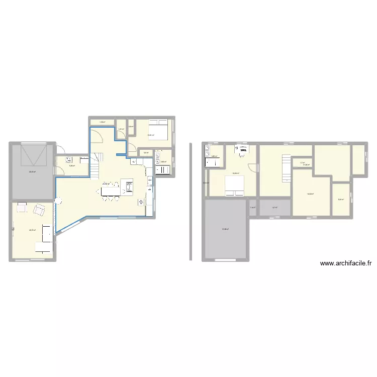 Plan maison possible T3 . Plan de 