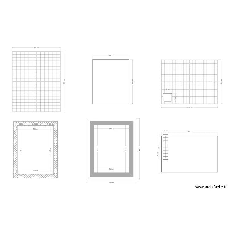 B&acirc;che a eau. Plan de 