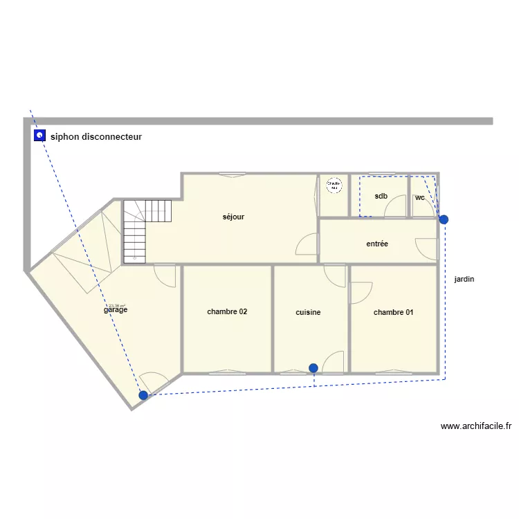 rocherereau rdc ass. Plan de 