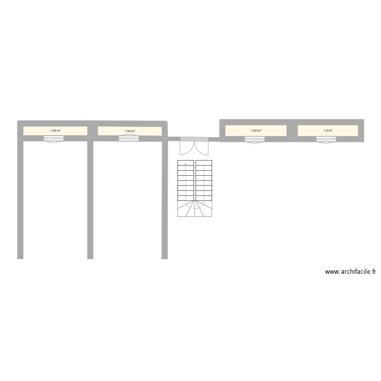 belair 2. Plan de 4 pièces et 7 m2