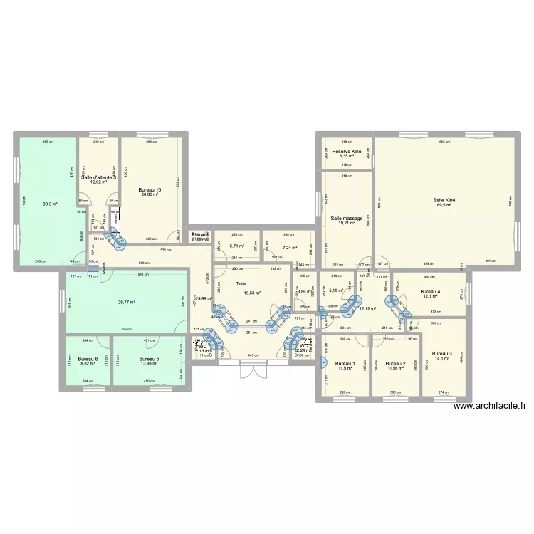 Plan kin&eacute; 3. Plan de 