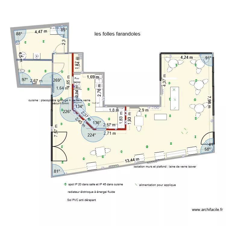 les folles farandoles. Plan de 2 et 112 m² les folles farandoles. Plan de 2 et 112 m²