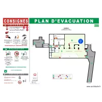 Plan d'&eacute;vacuation 2 BAMBAM