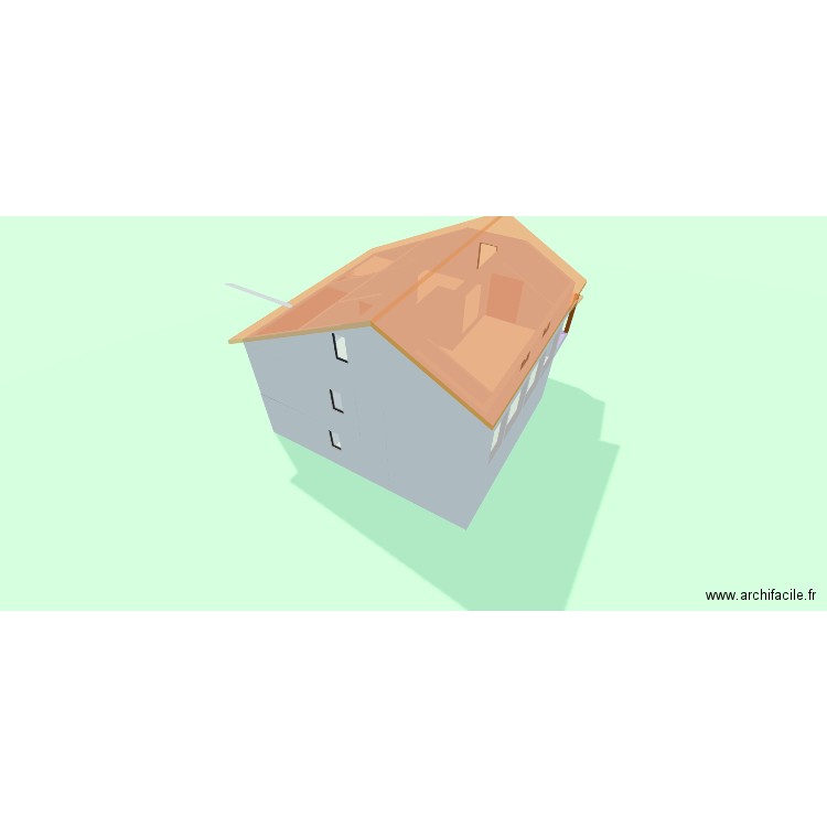 2 pans asymétriques 2. Plan de 22 pièces et 298 m2