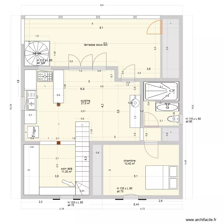 2 pans asymétriques 2. Plan de 25 pièces et 281 m² 2 pans asymétriques 2. Plan de 25 pièces et 281 m²