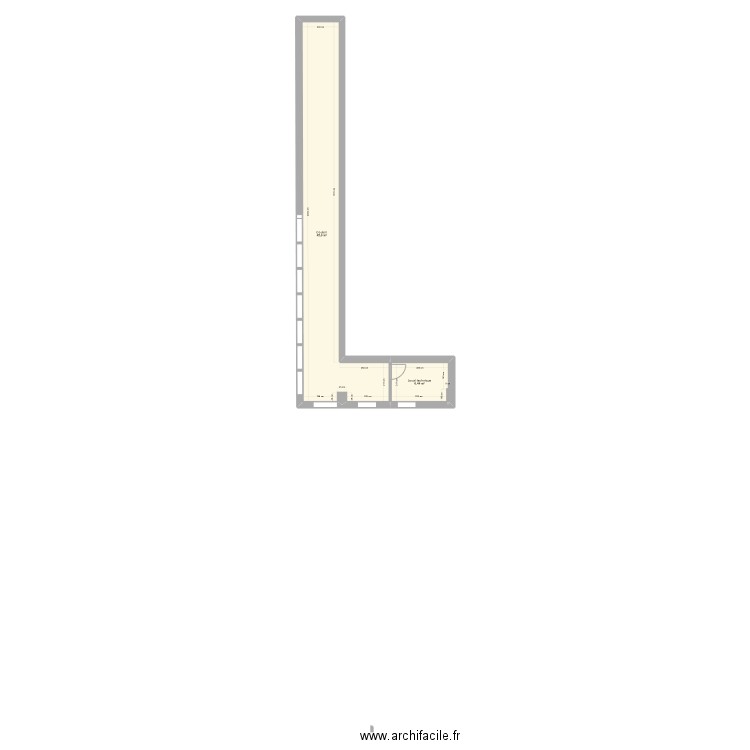 Bureau PC EDL. Plan de 0 pièce et 0 m2