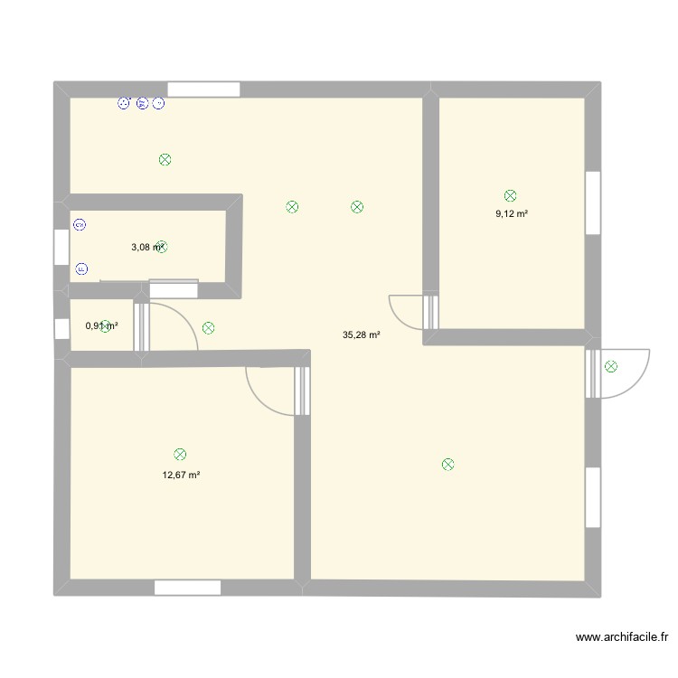 Maison bellevue. Plan de 0 pièce et 0 m2 Maison bellevue. Plan de 0 pièce et 0 m2