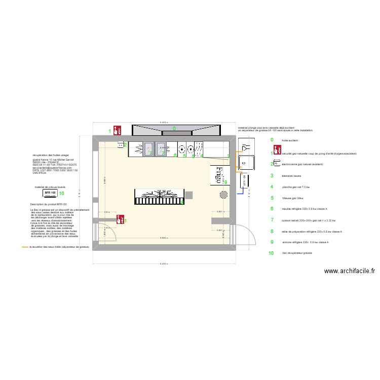 abas sinade 5. Plan de 1 pièce et 27 m2