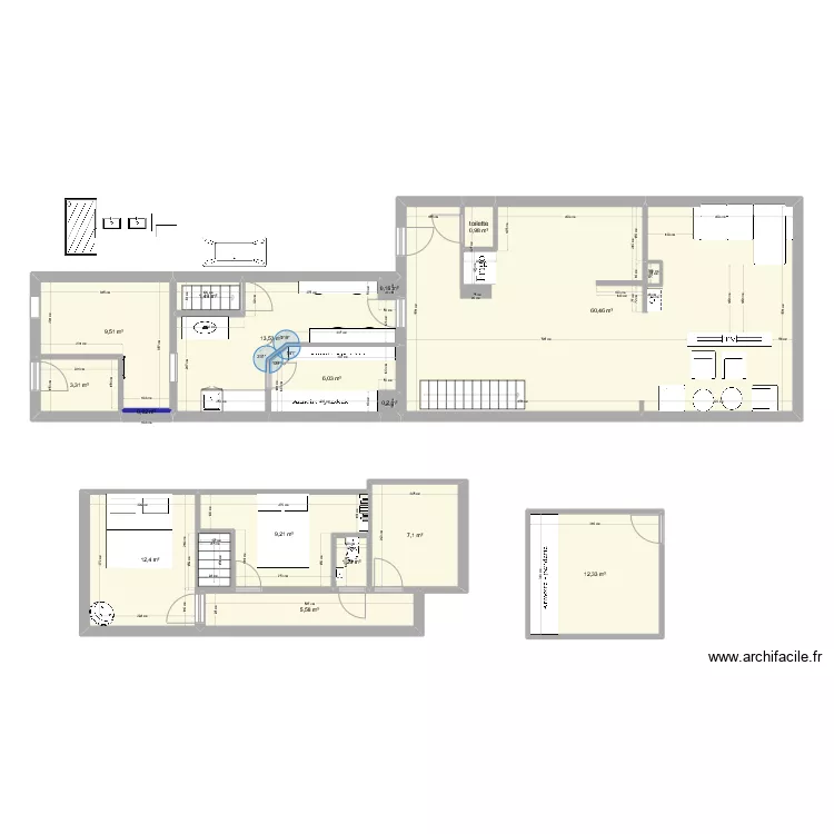 maison 5. Plan de 