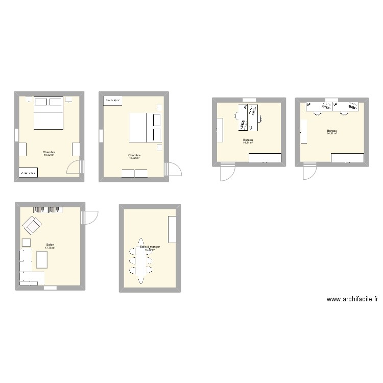Appart' de rêve. Plan de 0 pièce et 0 m2