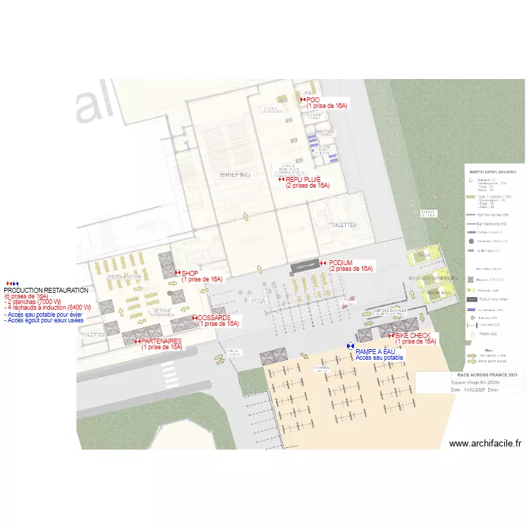 RAF25 - RESSOURCES - DINAN - VILLAGE . Plan de 