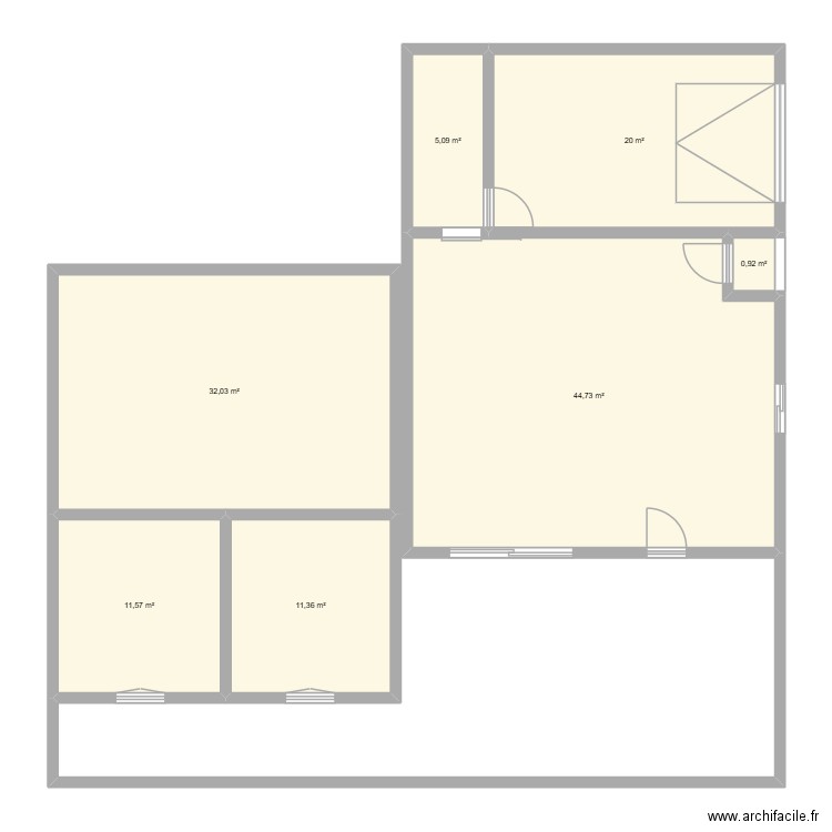 plan lozere. Plan de 7 pièces et 126 m2