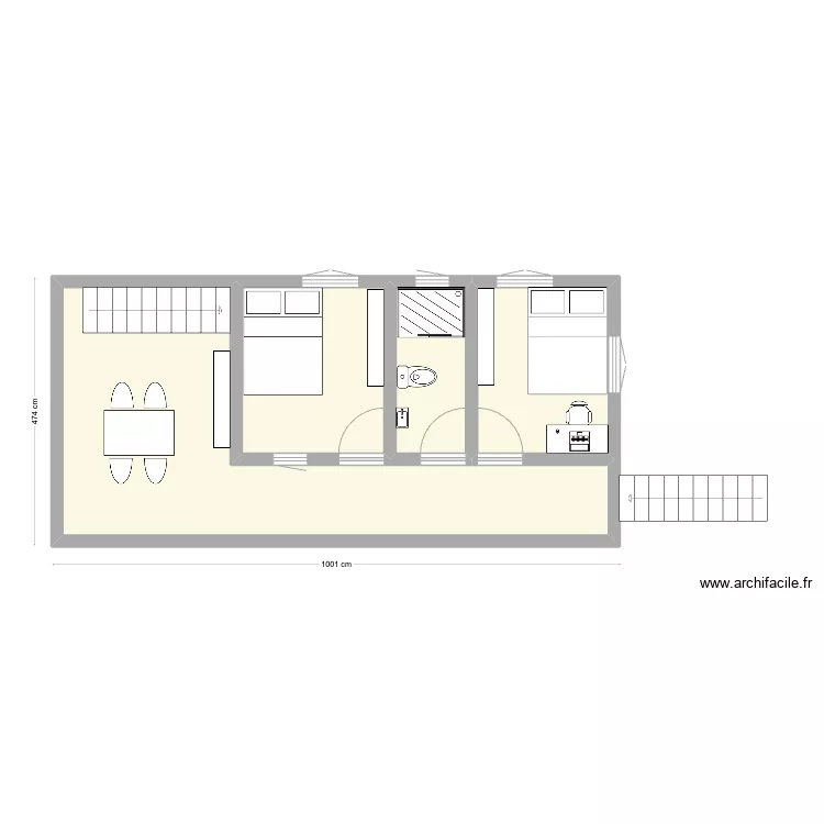 Maison des Travailleurs V2. Plan de 