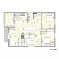 Maison Denis Plans 1er  &eacute;t  N2