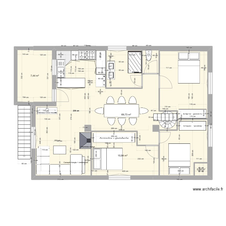Maison Denis Plans 1er  ét  N2. Plan de 0 pièce et 0 m2