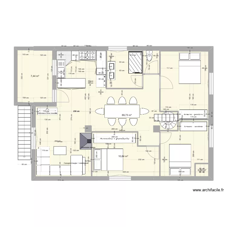 Maison Denis Plans 1er  &eacute;t  N2. Plan de 