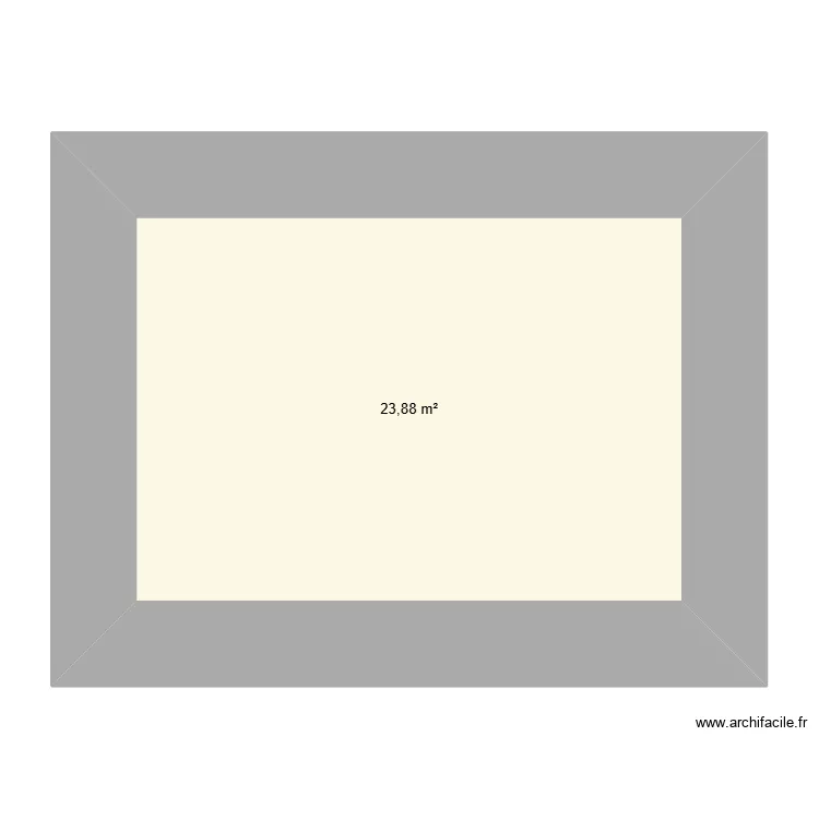 brigitte gerbeau. Plan de 1  et 24 m²