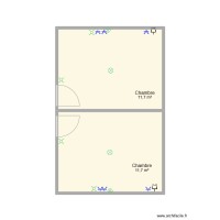Plan &eacute;lectrique chambre 2 et 3 reims