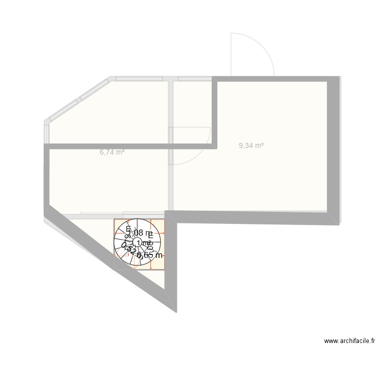 drivescholl apres travaux. Plan de 4 pièces et 19 m2