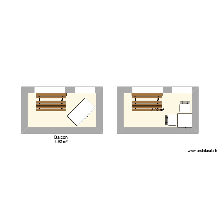 Balcon. Plan de 0 pièce et 0 m2