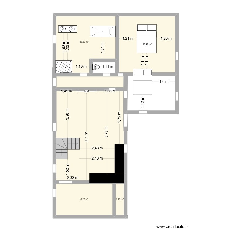 MAISON ACTUEL. Plan de 0 pièce et 0 m2