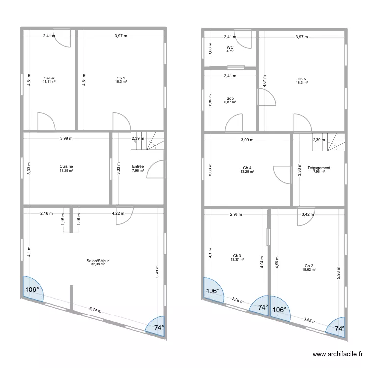 Weber. Plan de 12 et 165 m² Weber. Plan de 12 et 165 m²