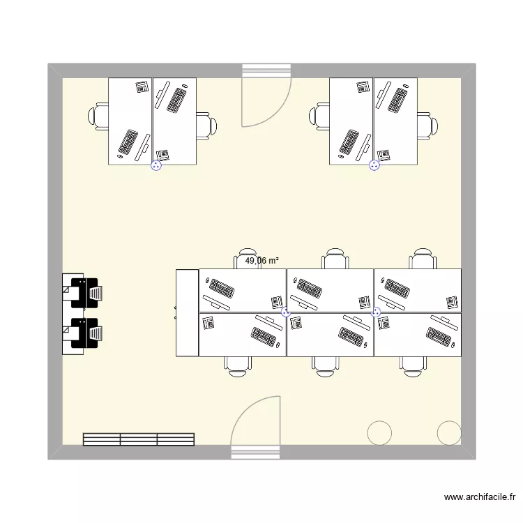 CATU. Plan de 1  et 49 m²