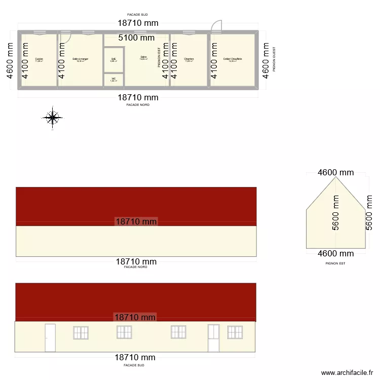DELAERE. Plan de 7 Pièces et 73 m² DELAERE. Plan de 7 Pièces et 73 m²