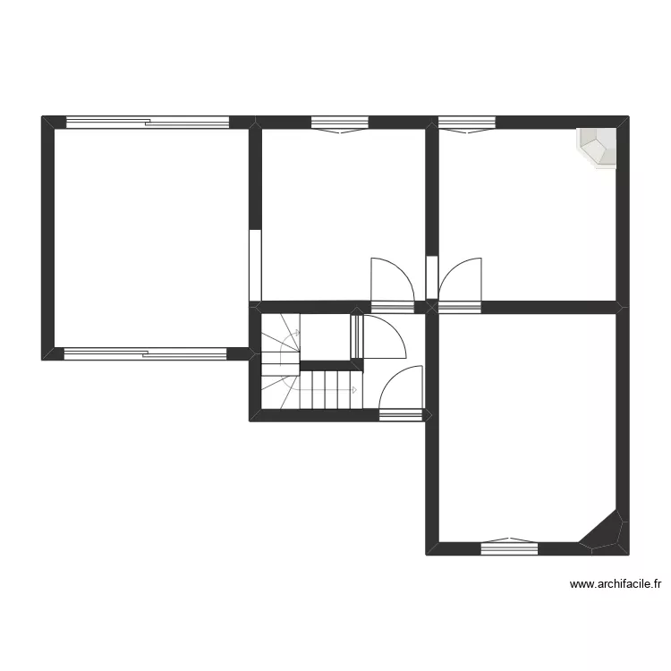 depardieu. Plan de 16  et 241 m²