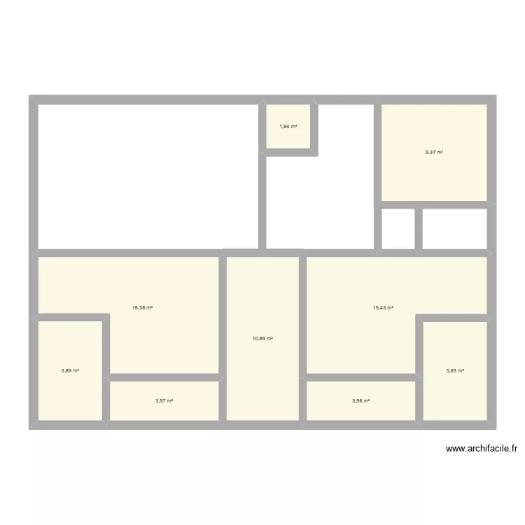 EZE. Plan de 9 et 73 m² EZE. Plan de 9 et 73 m²