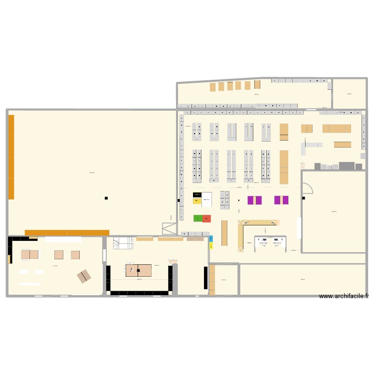 Plan-Grivegnee-V3. Plan de 9 pièces et 1421 m2