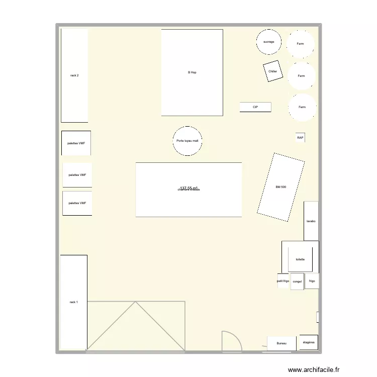 brasserie projet. Plan de 1 et 138 m² brasserie projet. Plan de 1 et 138 m²