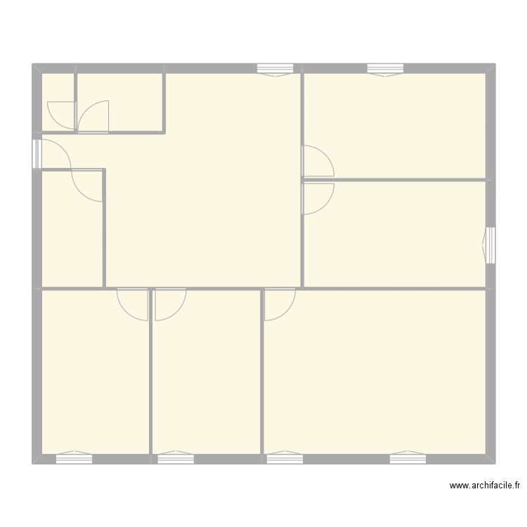 Lot 04. Plan de 9 pièces et 124 m2