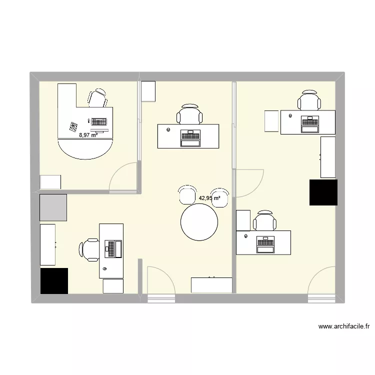 Informatique 2e &eacute;tage (version 5). Plan de 