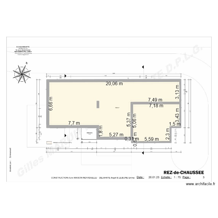 maucomble. Plan de 0 pièce et 0 m2