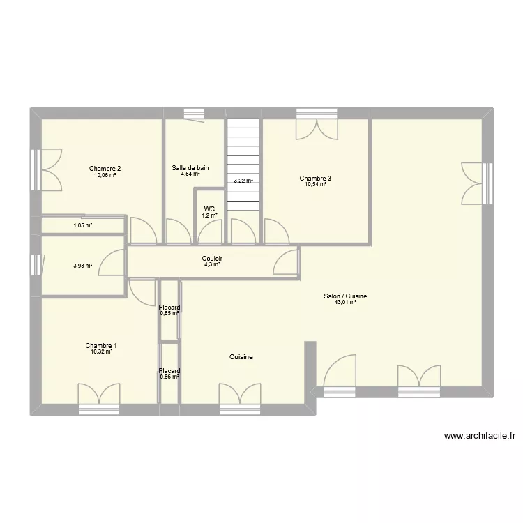 POPRAWA. Plan de 12 et 94 m² POPRAWA. Plan de 12 et 94 m²