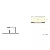 Buvette essential et service 20" - double hayons