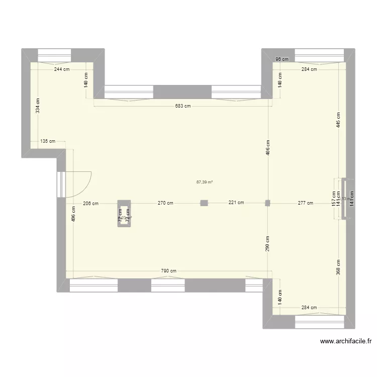 Porteurs et isolation périphérie faite . Plan de Porteurs et isolation périphérie faite . Plan de