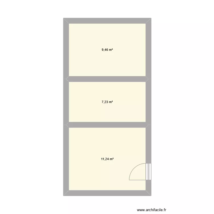 Maison ch&ecirc;ne creux. Plan de 10  et 108 m²