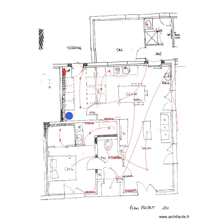 PLANTHEY. Plan de 0 pièce et 0 m2