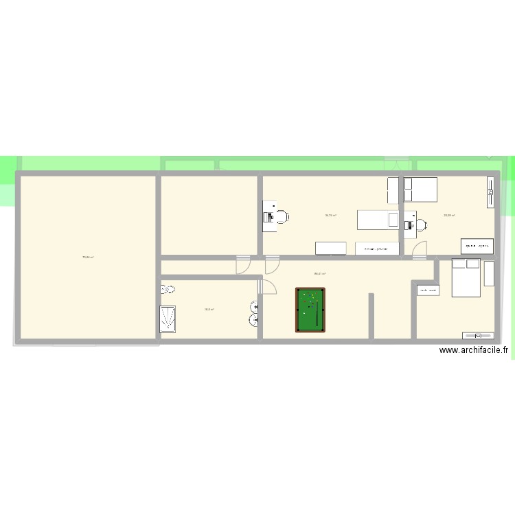 mayeur JUles. Plan de 14 pièces et 851 m2