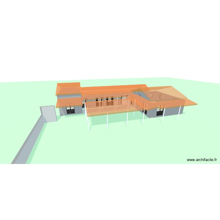 axe da mata 1. Plan de 0 pièce et 0 m2