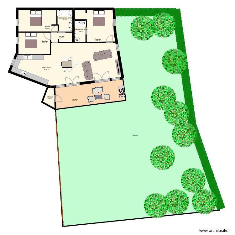labarrere. Plan de 10 pièces et 449 m2